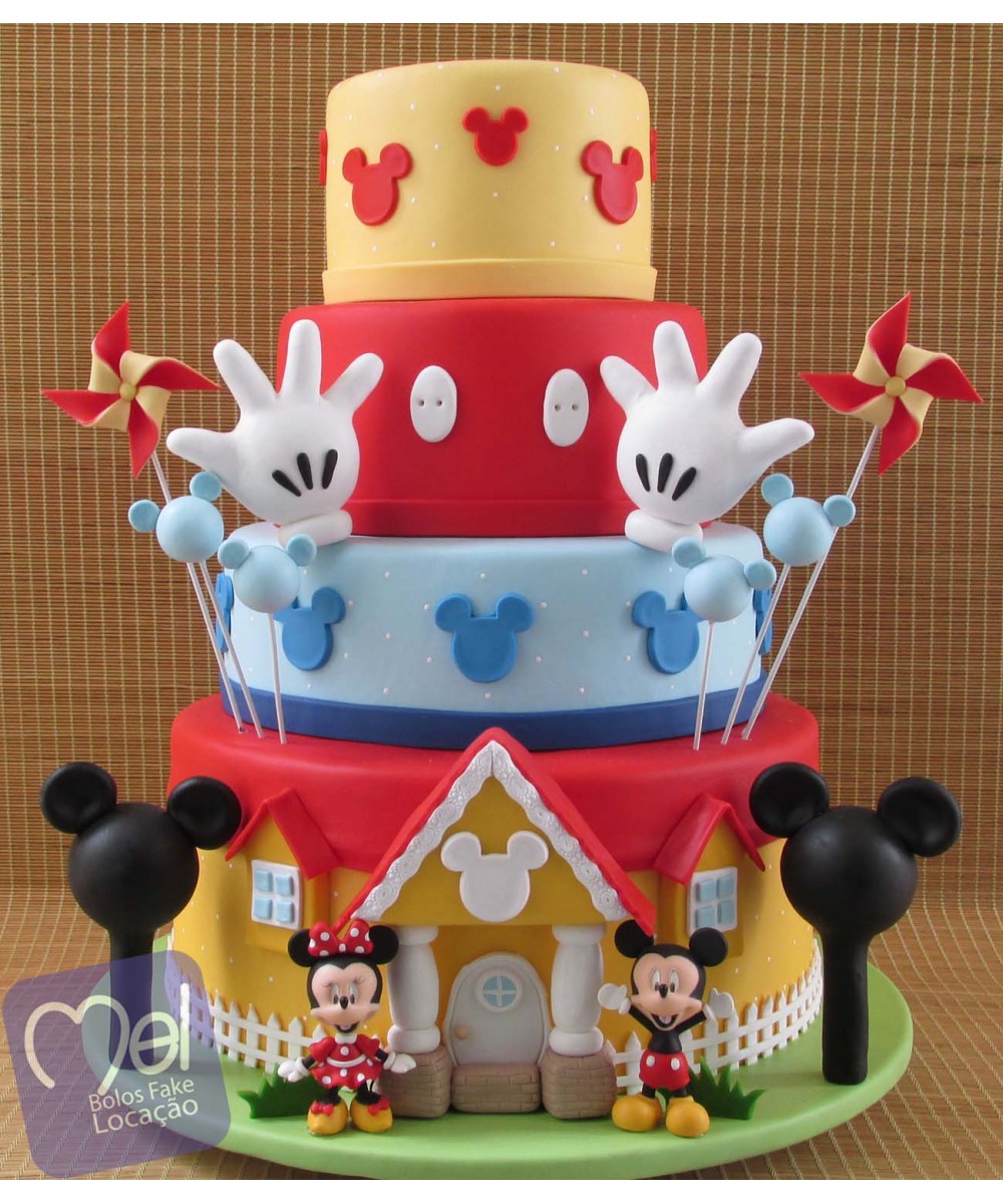 Bolo Mickey Minnie House